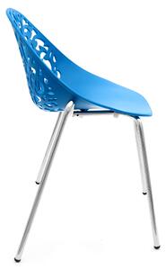 Tutumi, moderní židle Vivien, modrá, KRZ-08521