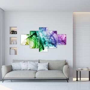 Obraz - barevný kouř (125x70 cm)