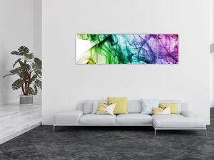 Obraz - barevný kouř (170x50 cm)