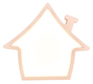 Růžová dětská lampička House – Candellux Lighting