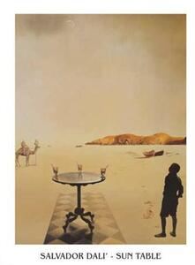 Umělecký tisk Salvador Dali - Sun Table, Salvador Dalí