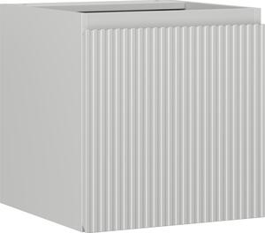 Mexen Rivel, koupelnová skříňka 45 cm, 1 dvířka, s drážkami, šedá matná, 91A21-04547-1-BF62