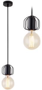 Toolight - Stropní lampa závěsná 1xE27 APP591-1CP, černá, OSW-09887