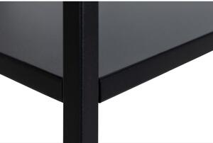 Černá otevřená šatní skříň 80x185 cm Newcastle – Actona