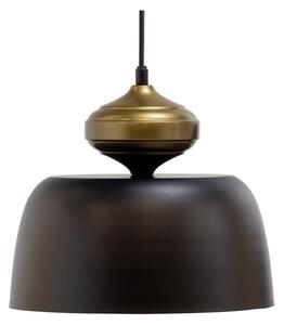 Černé závěsné svítidlo s kovovým stínidlem ø 31 cm Linne – WOOOD