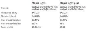 Isan Mapia Light koupelnový žebřík 1180/600 DMAL11800600 Barva ISAN: Sněhově bílá RAL 9016 (01)
