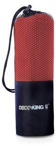 DecoKing Ručník Ekea červený Rozměr: 60x120 cm