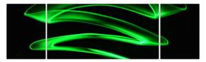 Obraz - neonové vlny (170x50 cm)