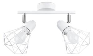 Bílé stropní svítidlo ø 10 cm Varpu – Nice Lamps