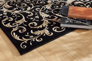 Kusový koberec Ragolle Da Vinci 57389 3233 černý Rozměr: 133x195 cm