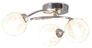 Stropní svítidlo se 3 LED žárovkami G9 120 W
