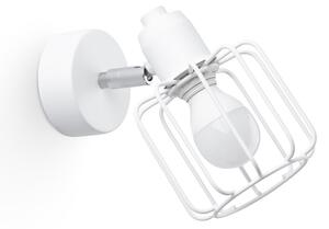 Bílé nástěnné svítidlo ø 10 cm Salom – Nice Lamps