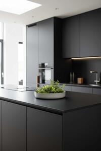 Dekorační miska ORYVEN, sklolaminát, průměr 30 cm, beton design