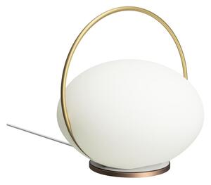 LED stolní lampa v bílo-zlaté barvě (výška 19 cm) Orbit – UMAGE