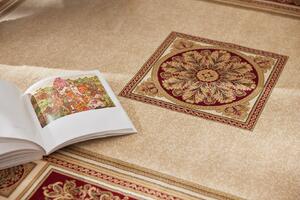 Kusový koberec Ragolle Da Vinci 57801 6414 béžový červený Rozměr: 80x150 cm