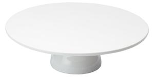 Porcelánový stojan na dort 26 cm bílý servírovací podnos na koláč dezerty sýry elegantní jednoduchý design SDICSTAND