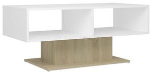 Konferenční stolek bílý dub sonoma 103,5x50x44,5 cm dřevotříska