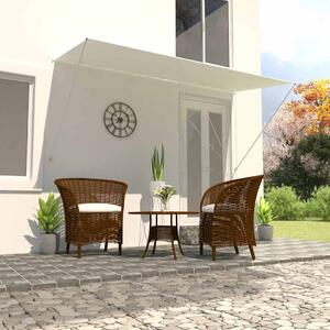 Zatahovací markýza krémová 300 x 150 cm 143767