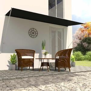 Zatahovací markýza antracitová 400 x 150 cm 143763