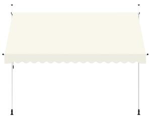 Ručně zatahovací markýza 350 cm krémová