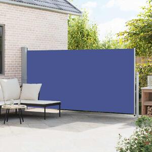 Zatahovací boční markýza / zástěna 160 x 500 cm modrá