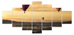 Obraz - létající balóny (210x100 cm)