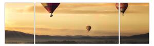 Obraz - létající balóny (170x50 cm)