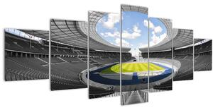 Obraz - fotbalový stadion (210x100 cm)
