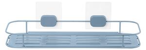 Světle modrá samodržící kovová koupelnová polička Grena – Compactor