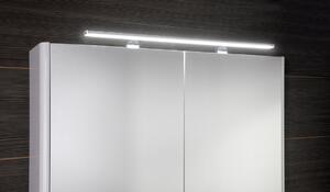 Sapho LUCIE galerka s LED osvětlením, 106x70x17cm, bílá
