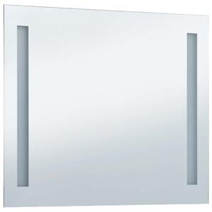 Koupelnové nástěnné zrcadlo s LED osvětlením 100 x 60 cm