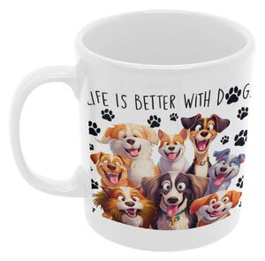 Life With Dogs #1 | keramický hrnek 330ml