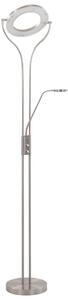 Stojací lampa 18 W stříbrná 180 cm stmívatelná