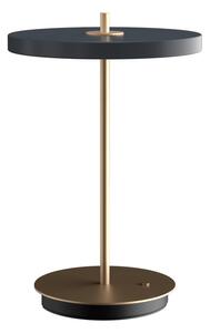 Antracitová LED stmívatelná stolní lampa s kovovým stínidlem (výška 31 cm) Asteria Move – UMAGE