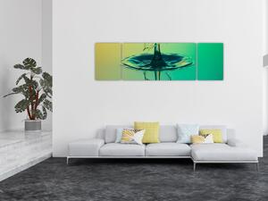 Obraz kapky vody (170x50 cm)