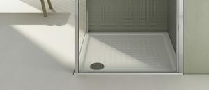 GSI Keramická retro sprchová vanička, čtverec 90x90x4,5cm, bílá ExtraGlaze 439411