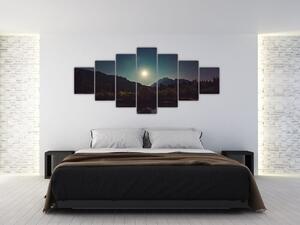 Obraz - noční obloha (210x100 cm)