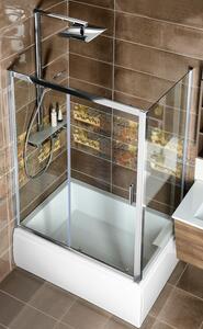 Polysan DEEP sprchové dveře 1300x1650mm, čiré sklo