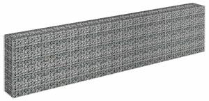 Gabionový vyvýšený záhon pozinkovaná ocel 360 x 30 x 90 cm