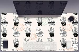 Ochranná podložka na stůl Kaktus květináče