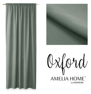 AmeliaHome Dekorační závěs Oxford ocelově šedý, 140x250 cm