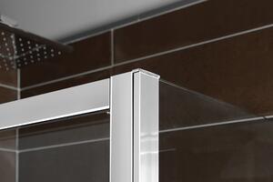 Polysan, DEEP sprchové dveře 1100x1650mm, čiré sklo, MD1116