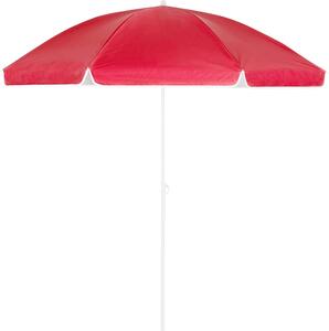 FurniGO Slunečník Crete Ø200 cm - červený