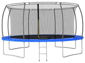 Trampolína s příslušenstvím kulatá 460x80 cm 150 kg