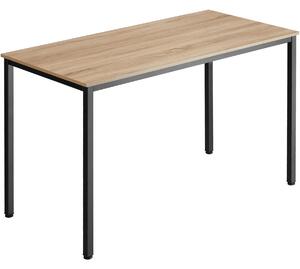 Tectake Psací stůl Vanport 120x60x75,5cm - Industrial světlé dřevo, dub Sonoma
