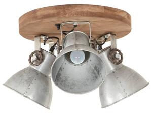 Industriální stropní svítidlo 25 W stříbrné 42 x 27 cm E27
