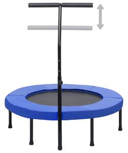 Fitness trampolína s rukojetí a bezpečnostní podložkou 102 cm