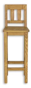 Massive home | Barová židle z masivní borovice Corona X - odstín K01 MHSIL100
