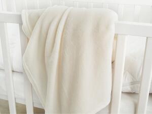 Bílá dětská deka z mikroflanelu 110x140 cm Exclusive – B.E.S