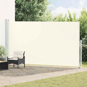 Zatahovací boční markýza 200 x 514 cm krémová 313418